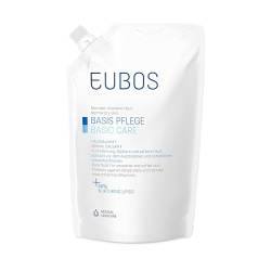 Eubos | Hautbalsam F Nachfüllbeutel | 400ml | reichhaltige Körperlotion | für trockene und sehr trockene Haut | Hautverträglichkeit dermatologisch bestätigt | Farbstoff-frei von Eubos