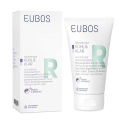 Eubos | KÜHL UND KLAR | Anti-Rötung | Reinigungsmilch | 150 ml | von Dermatologen empfohlen | für gerötete Haut | zur pH-hautneutralen Reinigung bei Rosacea von Eubos