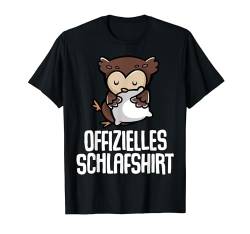 Offizielles Schlafshirt Eule T-Shirt von Eule Schlafshirt