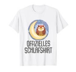 Offizielles Schlafshirt Eule T-Shirt von Eule Schlafshirt