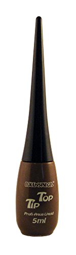 Eulenspiegel 679883 - Profi-Aqua Liquid Tip Top Braun, Pinselflasche, 5 ml, Halloween, Karneval, Mottoparty von Eulenspiegel