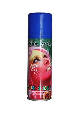 Eulenspiegel 819333 - Color Haarspray, blau, 125 ml, Karneval, Halloween, Mottoparty von Eulenspiegel