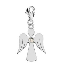 Schutzengel Charm 925 Silber Clip On Anhänger E1C von Eurojewellery ej