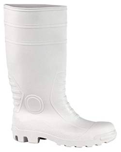 Gummistiefel WHITEMASTER S4 weiß mit Stahlkappe Gr. 40 von Euromax