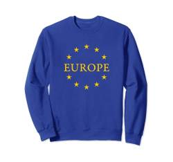 EU Flagge Sterne Europäische Union Fahne Symbol Sweatshirt von Europa Symbole by Anne Mathiasz