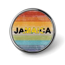 Evans1nism Jamaika-Flaggennadel-Set, patriotische Flagge, Nationalstolz, Jeansknöpfe, Urlaubsflaggen, Rucksack-Anstecknadeln, künstlerische Anstecknadeln, Zubehör für Damen, Mädchen, Kinder, 1 Stück von Evans1nism