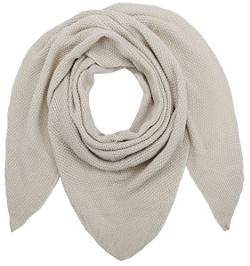 Ever Bloom Damen Schal, Strick Dreieck Schale, Weiches Dreieckstuch, Leichter Strickschal, Halstuch für Frauen und Mädchen Lang, Einfarbig 195 * 80 cm, Schal Farben:Beige von Ever Bloom