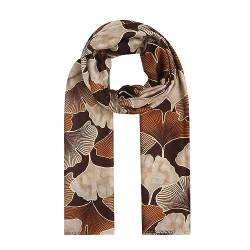 Ever Bloom Damen Schal mit Blumenmuster für Winter Herbst, elegantes Halstuch, Deckenschal Winterschal warm leicht, Blumen print Tücher, Schal farbe 2023:Khaki von Ever Bloom