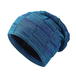 Ever Fairy Winter Beanie Hut mit warmem Futter, Unisex warme Strickmütze, Dehnbare weiche Wolle Hut für Männer Frauen von Ever Fairy