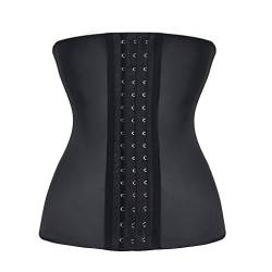 Everbellus Damen Wespentaille Korsett Gürtel Sport Waist Trainer Corset Bauch Shapewear für Unter Kleider Schwarz XXX-Large von Everbellus