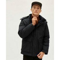 Everlane Winterjacke ReNew Short Parka Herren Winterjacke mit Kapuze (Schwarz Gr. M) von Everlane