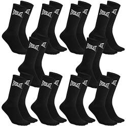 Everlast Unisex Hohe Sportsocken 10 Paar Socken, schwarz/weiß, 43-46 von Everlast