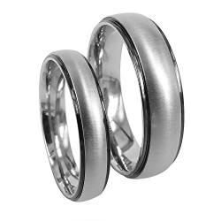 Everstone Trauring Paar Ringe Verlobungsringe Titan Ringe Größe: 47-76 von Everstone