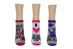 The Walking Dead Lowcut Socken (3 Paar) – Got Bit Fever Hit – Damenschuhgröße 37-45, Got Bit von Everything Legwear