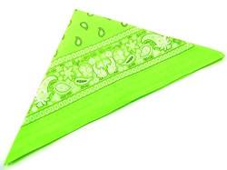 Evil Wear Maske-Schal Nickituch Pasli Muster neon grün 56cm von Evil Wear