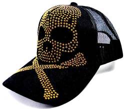 Evil Wear Ulimative Killer Cap Black Gold Totenkopf Schirmmütze Skull Caps von Evil Wear