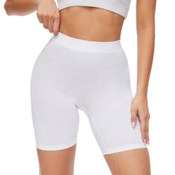 Evolyline Radlerhose Damen Kurz Unter Rock Hose Unterhose Damen Kurz Radlerhose für Kleid Unterrock Hohe Taille Slipshort Atmungsaktiv Boxershorts Unterwäsche Sommer für Sport Yoga Alltag von Evolyline