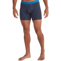 ExOfficio Herren Give-n-go Sport 2.0 Boxer Brief 6" Boxershorts, Marineblau/Skydiver, Large von ExOfficio