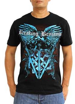 Breaking Benjamin Swords & Eagle Men T-Shirt Black von Exceed