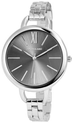 Excellanc Modische Damen Armband Uhr Grau Silber Analog Metall Frauen Quarz 91800024005 von Excellanc