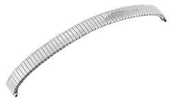 Excellanc- Uhrenarmband Ersatz Zugarmband aus Edelstahl flexibler Anstoß 10-16 mm 16-24 mm (Anstoßbreite: 10 bis 16 mm, silberfarbig 1) von Excellanc