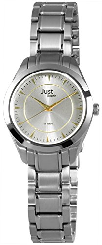 Just Watches Damen-Armbanduhr XS Analog Quarz Titan 48-S41249-CR von Excellanc