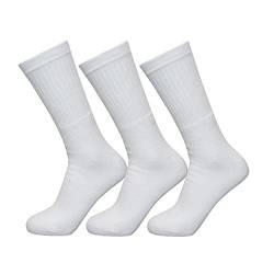 Exceptio Unisex Exs150w08 Multi Sport Crew Socken (3 Paar), weiß, 8-12 von Exceptio