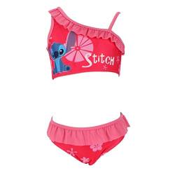 Lilo & Stitch Bikini für Mädchen, Sommer, ideal für Meer und Schwimmbad, Rosa, Größen von 3 bis 8 Jahren, fuchsia, 3 Jahre von Exen