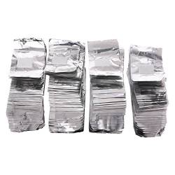 200 Stück Aluminiumfolie Nail Art Soak Off Acryl Gel Polish Nail Wraps Remover Nagellackentferner mit Aceton-Pads von Exingk