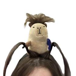 Witziges Capybara-Stirnband, weich und bequem, Tierform, Schmuck für Partys, Cartoon-Tierhaar-Accessoires, einzigartiger Haarreif von Exingk