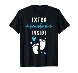 Extra Heartbeat Inside, Werdende Mutter, Schwangere Mama T-Shirt von Expecting Parents Gifts Ideas by Conreo