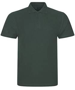 Herren-Poloshirt, kurzärmelig, einfarbig, für Arbeit, Freizeit – XS, S, M, L, XL, 2XL, 3XL, 4XL, 5XL, 6XL, 7XL, 8XL, flaschengrün, 6XL von Expert Workwear
