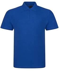 Herren-Poloshirt, kurzärmelig, einfarbig, für Arbeit, Freizeit – XS, S, M, L, XL, 2XL, 3XL, 4XL, 5XL, 6XL, 7XL, 8XL, königsblau, L von Expert Workwear