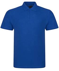 Herren-Poloshirt, kurzärmelig, einfarbig, für Arbeit, Freizeit – XS, S, M, L, XL, 2XL, 3XL, 4XL, 5XL, 6XL, 7XL, 8XL, königsblau, XL von Expert Workwear