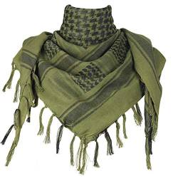 Explore Land Shemagh Tactical Desert Schal aus Baumwolle, dunkelgrün, Einheitsgröße von Explore Land