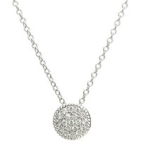 Eye Candy Collier ECJ-NL0079, 925er Sterling-Silber Collier mit einem Anhänger und Zirkonia von Eye Candy