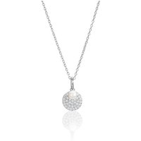 Eye Candy Collier ECJ-NL0093, 925er Sterling-Silber Collier mit einem Anhänger und Zirkonia von Eye Candy