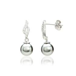 Eye Candy Damen-Ohrringe aus 925 Sterling Silber rhodiniert Länge 8mm AVECJER0049 von Eye Candy