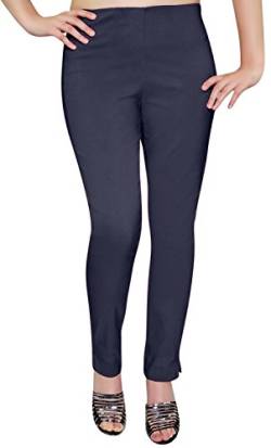 Eye Catch - Damen Hosen Elegant High Waist Stretchhose Pants Casual Marine Große 42 von Eye Catch