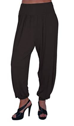 EyeCatch Lassige Plus - Sara Damen Slouchy Harem Pants Hareem Hosen Schwarz Gr. 44-46 von Eye Catch