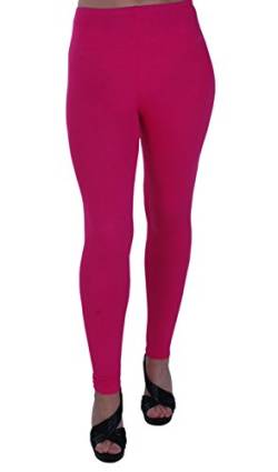 EyeCatch Oversize - Kaira Frauen Plus Size Stretch Damen-Hosen Leggings Ganzkörperansicht Hose Fushia Größe 52/54 von Eye Catch