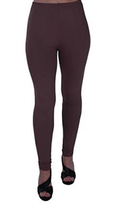 EyeCatch Oversize - Kaira Frauen Plus Size Stretch Damen-Hosen Leggings Hosen Ganzkörperansicht Braun Größe 52/54 von Eye Catch