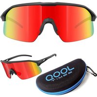 EyeAm Fahrradbrille Sportbrille für Damen & Herren für Sport, Laufen, MTB & Outdoor, (Modell: QOOL Times), UV-Schutz 400 von EyeAm