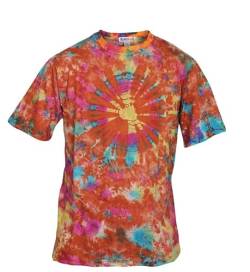 Ezhippie Men's Tie Dye T-Shirt, 13, M von Ezhippie