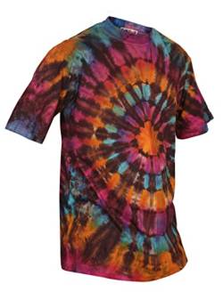 Ezhippie Men's Tie Dye T-Shirt, 14, M von Ezhippie