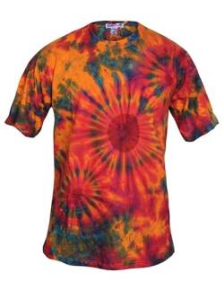 Ezhippie Men's Tie Dye T-Shirt, 3, M von Ezhippie