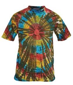 Ezhippie Men's Tie Dye T-Shirt, 4, L von Ezhippie