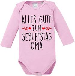 EZYshirt® Alles Gute zum Geburtstag Oma Body Baby Langarm Bio Baumwolle von Ezyshirt