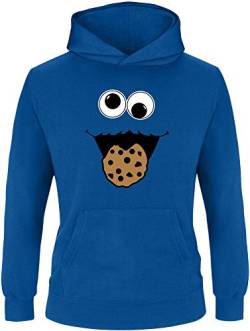 EZYshirt® Cookie Monster Kinder Hoodie | Kinder Kapuzenpullover | Kinder Pullover von Ezyshirt