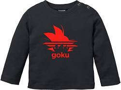 EZYshirt® Goku T-Shirt Baby Langarm Bio Baumwolle von Ezyshirt
